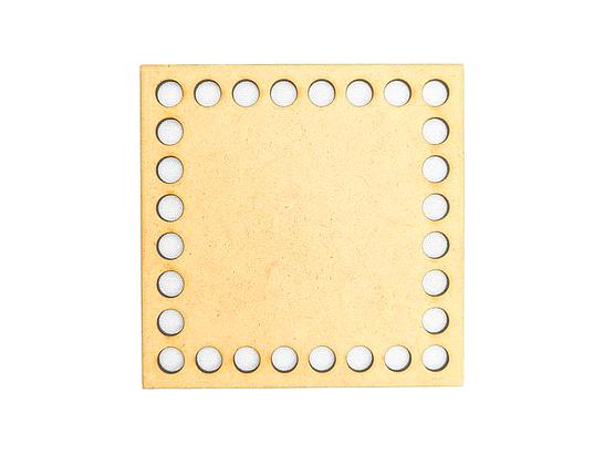 Base Crochê Quadrado 10cm